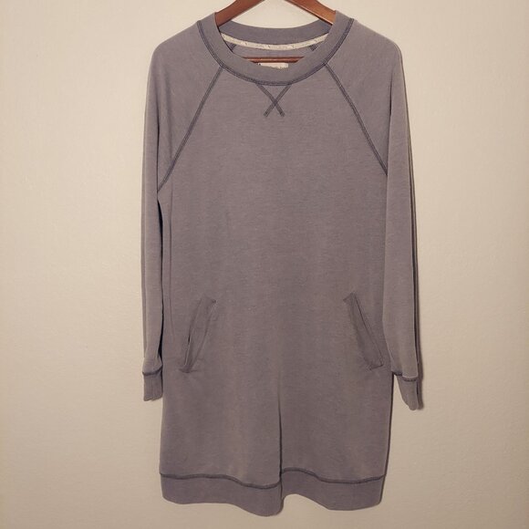 Women's Koolaburra by Ugg Slate Blue Sweatshirt Dress with 2 Pockets Size M - Picture 1 of 7